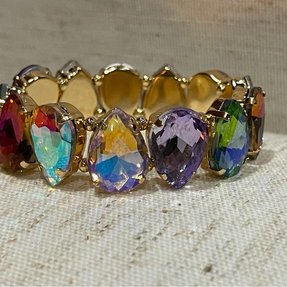 Multicolor Gemstone stretch Bracelet. Gorgeous!!!